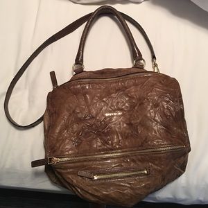 Large size Givenchy pandora bag in "pepe" leather