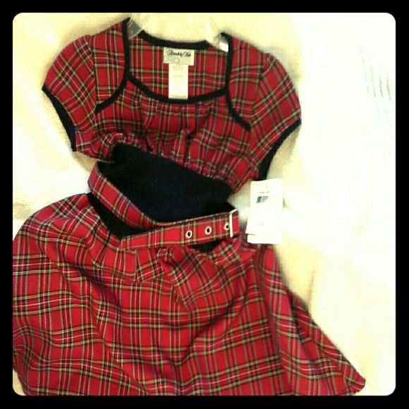 Girls plaid dress, size 5
