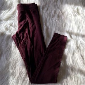 ‼️Burgundy Leggings