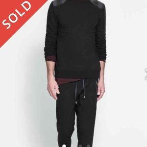 NWT Black Zara Men Sweater Size M