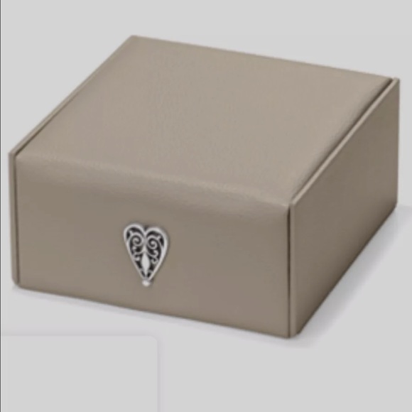 Brighton FOLLOW YOUR HEART Leather Jewelry Box New