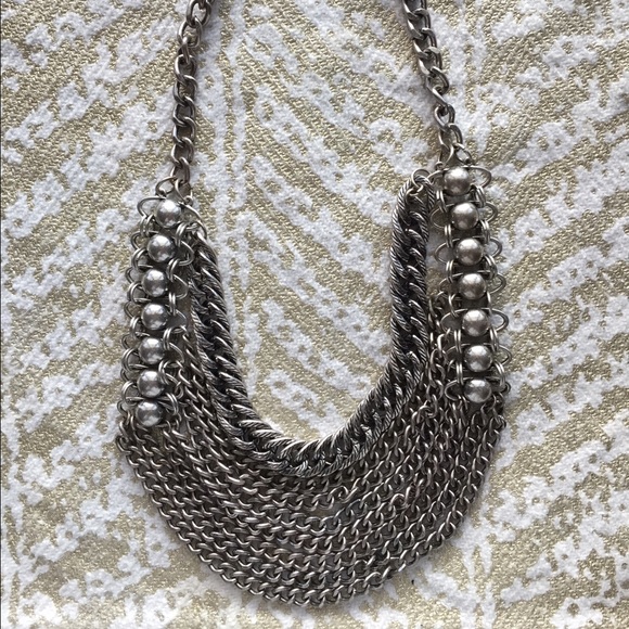 Chunky metal necklace