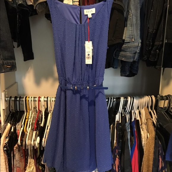 NWT - Blue Dress with Belt