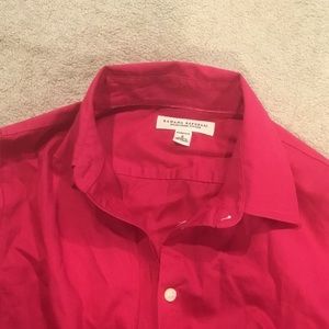 Banana Republic hot pink button down