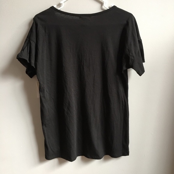 NEW But First Brunch Black Graphic Tee Oversized - Picture 3 of 3
