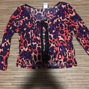 Animal print blouse