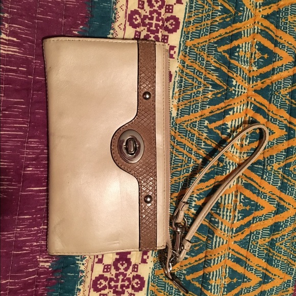 Coach leather wallet/wristlet