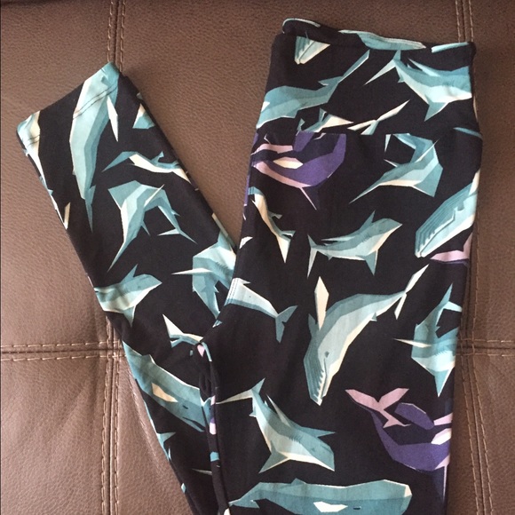One Size (OS) Lularoe Leggings NWOT Whales