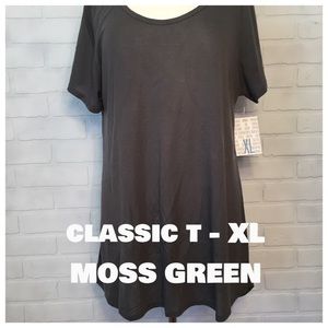 LuLaRoe Classic T - XL - NWT - Moss Green