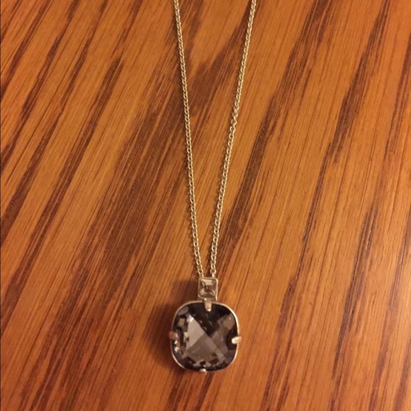 Brighton LOVABLE Pewter Grey Necklace NWOT
