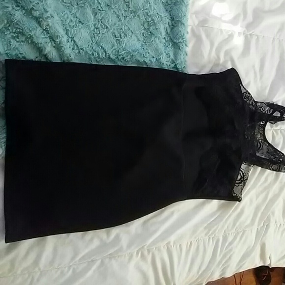 Bodycon mini dress with lace chest - Picture 1 of 1