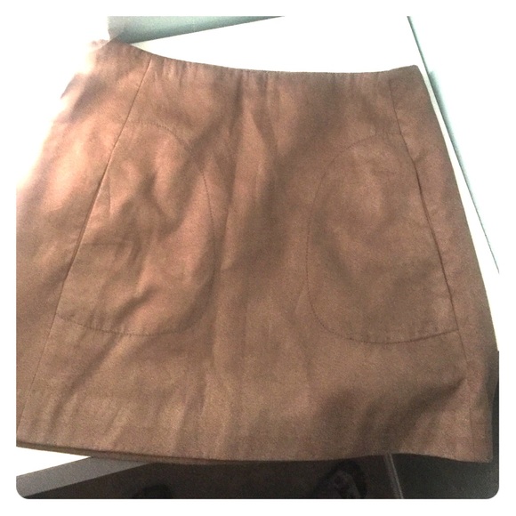 Zara faux suede skirt