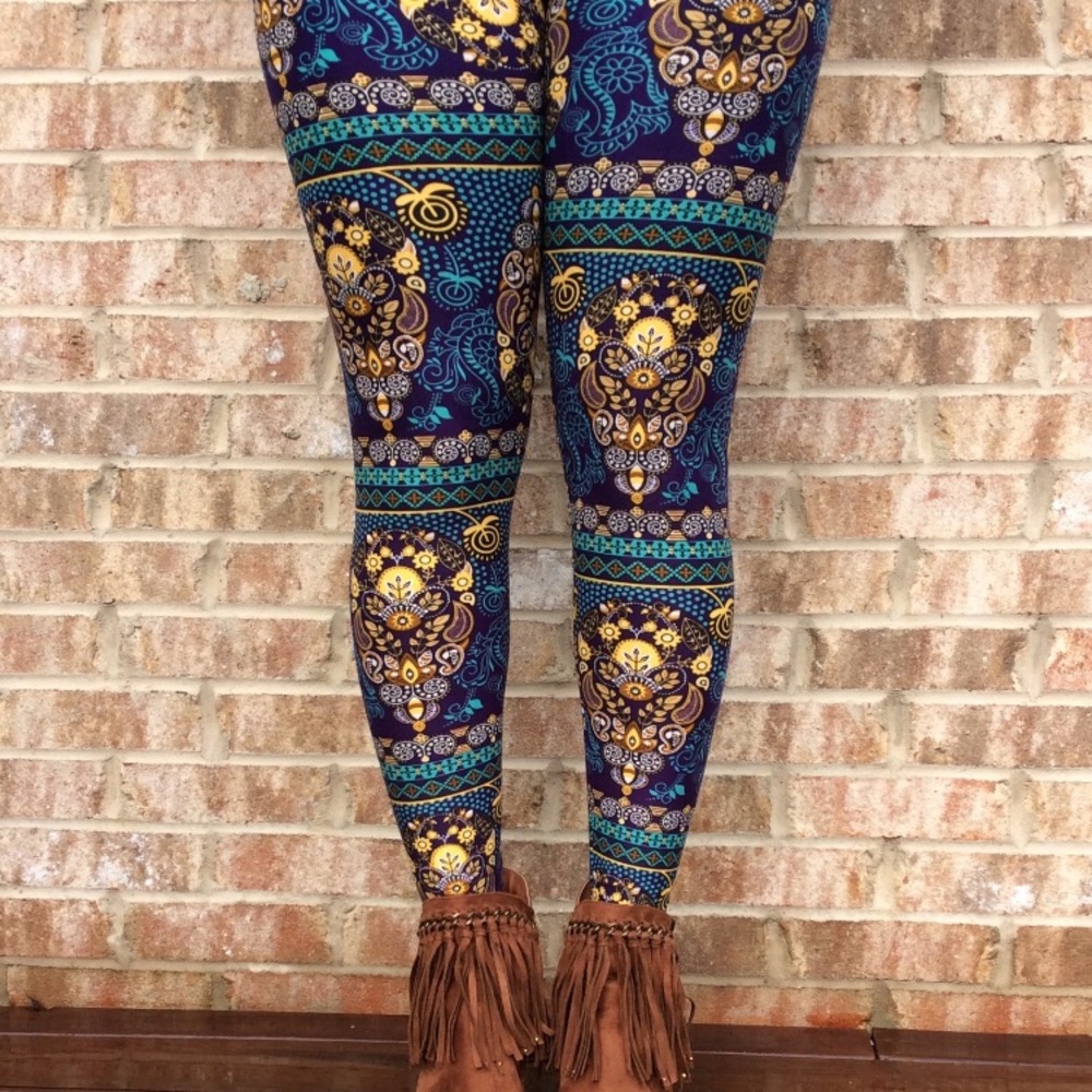 Child Of Serendipity Royal pattern leggings