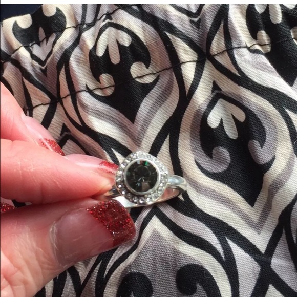 Brighton ROMANTICA Pewter Grey Ring Size 8 NWOT