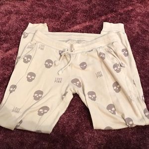 Victoria's Secret - PINK - grey skull joggers