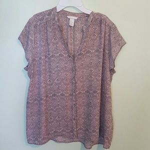 Short sleeve blouse