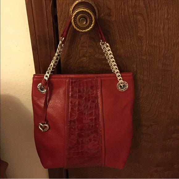 Brighton Red Leather Handbag