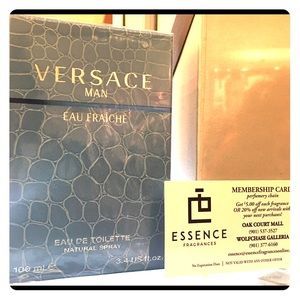 Versace "Eau Fraiche" men's cologne 3.4 fl oz