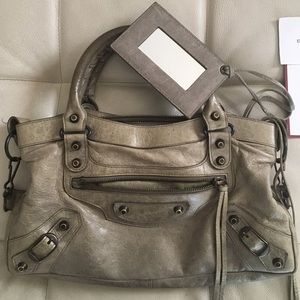 Authentic Balenciaga First grey Good Used Cond