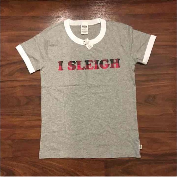 ❌❌SOLD❌❌VS PINK I sleigh tee