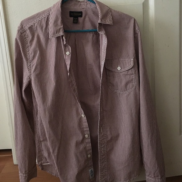 Men's Urban Outfitters XS Plaid Button Down Shirt