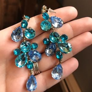 Aqua Gemstone Earrings