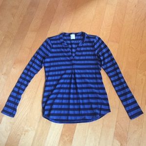 Striped Ella moss long sleeved shirt