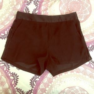 Express Black Bling Dress Shorts