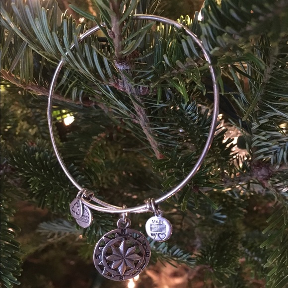Alex and Ani compass bracelet