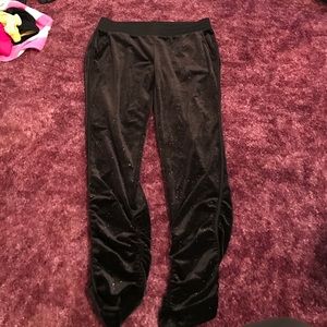 Black Sparkly Juicy Joggers