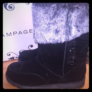 Aligner black boots by Rampage