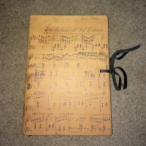 Expensive leather journal