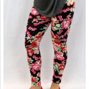 Rose leggings One Size