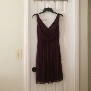 Davids bridal plum dress size 4