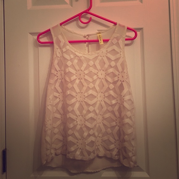 Cream Lace Blouse