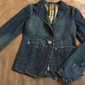 L.a.m.b. Denim blazer.