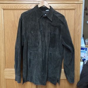 Perry Ellis. Men's suede jacket