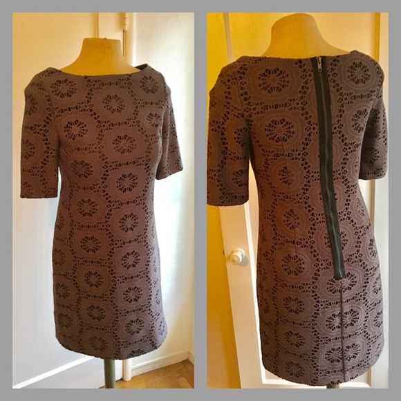 Adrianna Papell Dresses & Skirts - Adrianna Papell purple lace shift dress