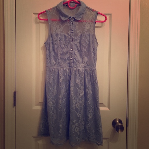 Blue Laced Dress