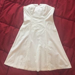 Strapless beach dress