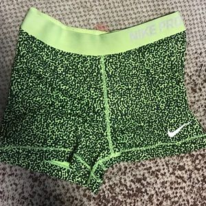 Nike pro compression shorts