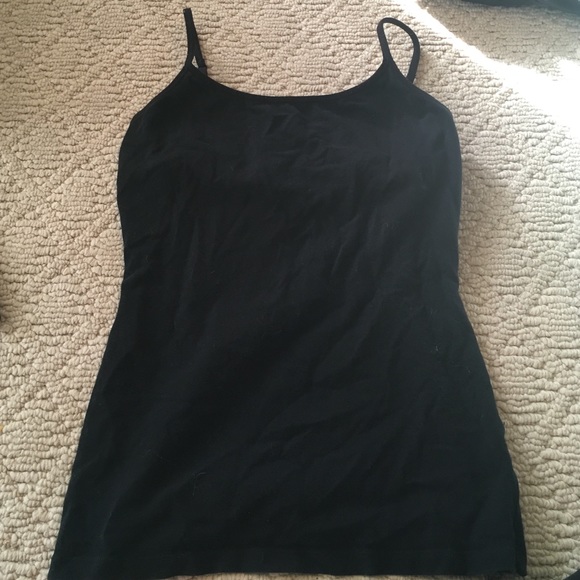 Express Plain black cami tank top