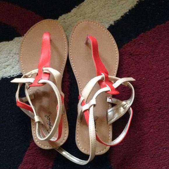 Orange Sandals