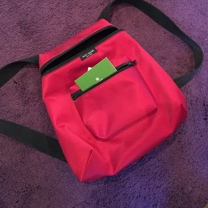 Red mini Kate Spade backpack
