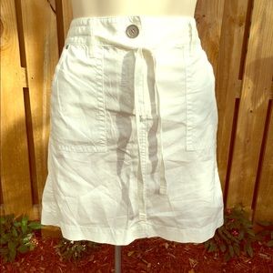 Ann Taylor White Skirt