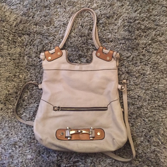 Soft Beige Leather Bag