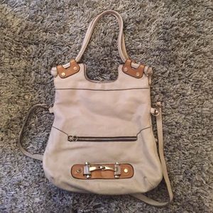 Soft Beige Leather Bag