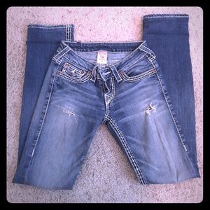 ON HOLD *** True religion straight leg size 24
