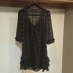Victoria Secret Black Starry Dress