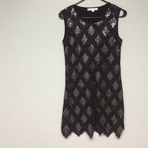 comfortable sequences cocktail dress